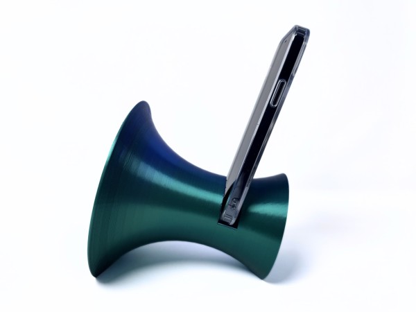 3D Printed Phone Amplifier Stand - Blue-Teal - Buy 2 or more and get FREE SHIPPING!