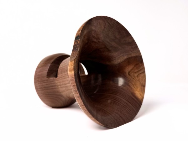 "Burl 1" Regular Sized Partial Burl Phone Amplifier Stand - Ships in 1-2 days "Burl 1" Regular Sized Partial Burl Phone Amplifier Stand - Ships in 1-2 days