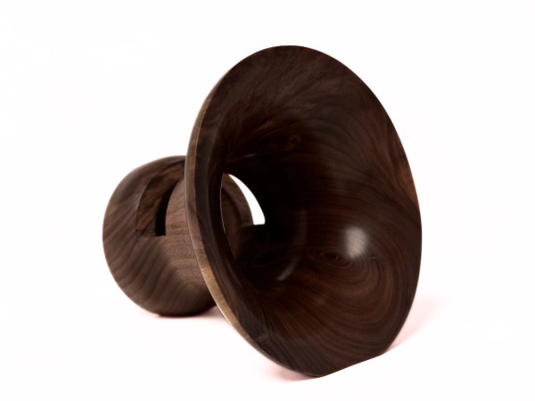 "Burl 3" Regular Sized Partial Burl Phone Amplifier Stand - Ships in 1-2 days "Burl 3" Regular Sized Partial Burl Phone Amplifier Stand - Ships in 1-2 days