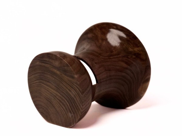 "Burl 3" Regular Sized Partial Burl Phone Amplifier Stand - Ships in 1-2 days