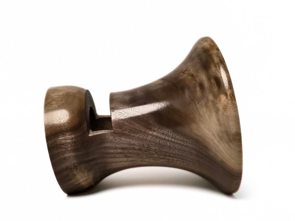 "Burl 4" Regular Sized Partial Burl Phone Amplifier Stand - Ships in 1-2 days