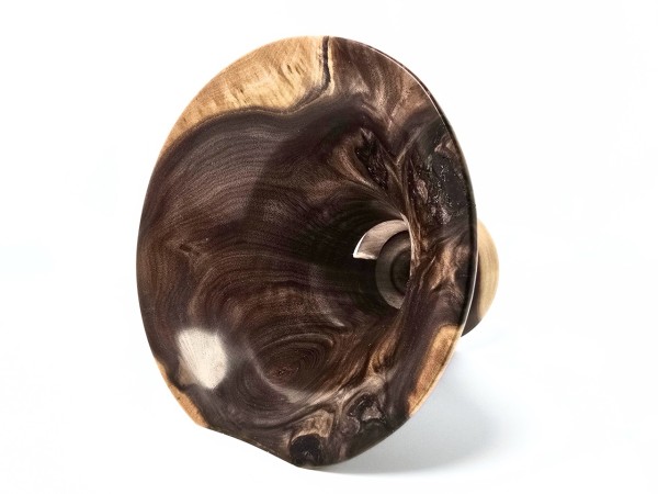 "Vivaldi" Mega Sized Partial Burl English Walnut Phone Amplifier Stand - Ships in 1-2 days "Vivaldi" Mega Sized Partial Burl English Walnut Phone Amplifier Stand - Ships in 1-2 days