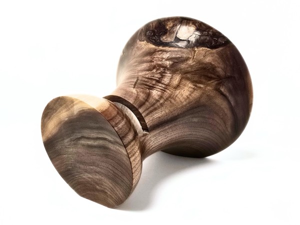 "Bach" Mega Sized Partial Burl Black Walnut Phone Amplifier Stand - Ships in 1-2 days