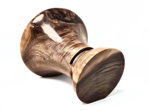 "Bach" Mega Sized Partial Burl Black Walnut Phone Amplifier Stand - Ships in 1-2 days