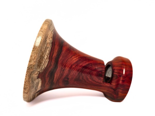 "Kiaat No. 01" Mega Sized African Heirloom Collection Phone Amplifier Stand - Ships in 1-2 days