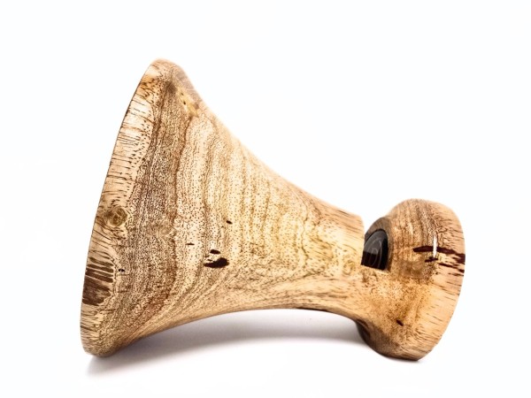"Kiaat No. 04" Mega Sized African Heirloom Collection Phone Amplifier Stand - Ships in 1-2 days "Kiaat No. 04" Mega Sized African Heirloom Collection Phone Amplifier Stand - Ships in 1-2 days