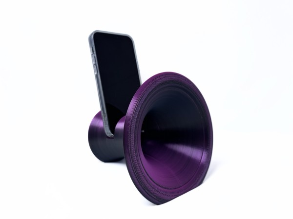 3D Printed Phone Amplifier Stand - Black-Magenta - Buy 2 or more and get FREE SHIPPING! 3D Printed Phone Amplifier Stand - Black-Magenta - Buy 2 or more and get FREE SHIPPING!