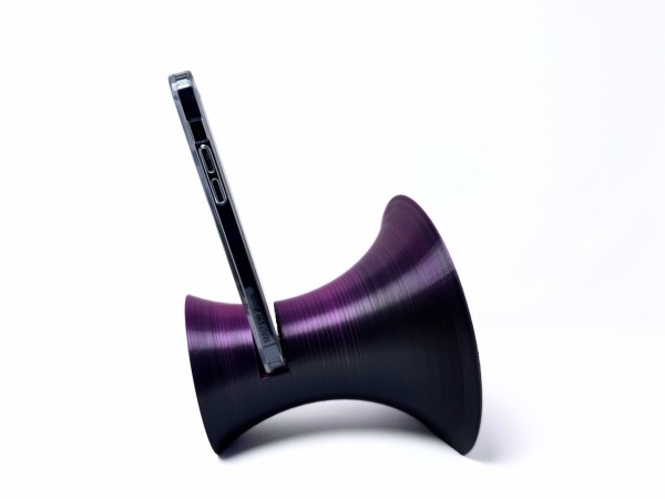 3D Printed Phone Amplifier Stand - Black-Magenta - Buy 2 or more and get FREE SHIPPING! 3D Printed Phone Amplifier Stand - Black-Magenta - Buy 2 or more and get FREE SHIPPING!