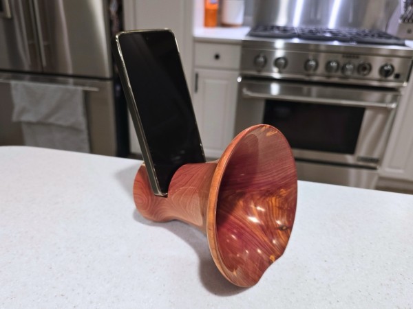Red Cedar Limited Edition MEGA Phone Amplifier Stand (Horn version) - Estimated shipping 16-18 weeks Red Cedar Limited Edition MEGA Phone Amplifier Stand (Horn version) - Estimated shipping 16-18 weeks