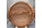 Layered Ambrosia Maple Salad Bowl with Unique Grain Pattern