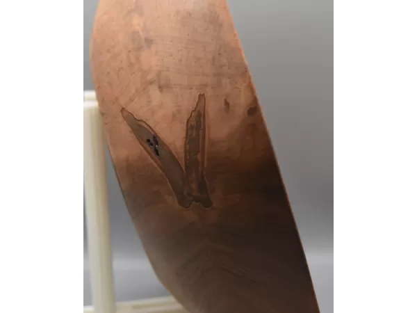 Layered Ambrosia Maple Salad Bowl with Unique Grain Pattern