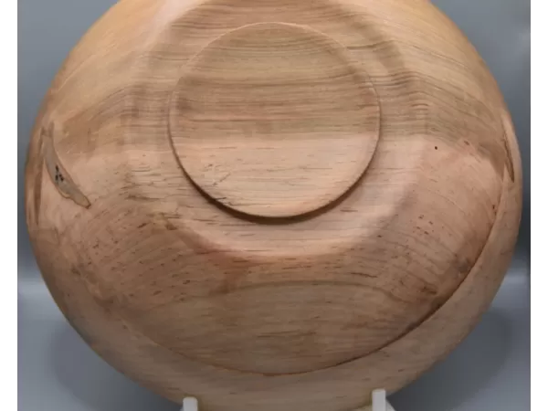 Layered Ambrosia Maple Salad Bowl with Unique Grain Pattern