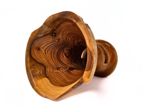 "Wild Olive No. 1" Regular Sized African Heirloom Collection Phone Amplifier Stand - Ships in 1-2 days