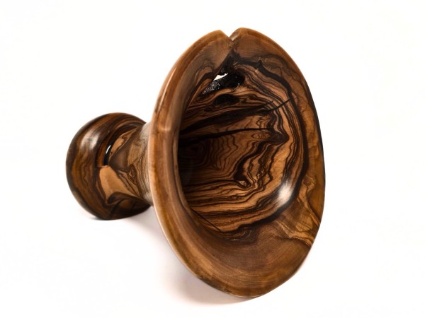 "Wild Olive No. 3" Regular Sized African Heirloom Collection Phone Amplifier Stand - Ships in 1-2 days