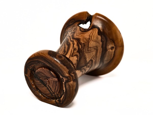 "Wild Olive No. 3" Regular Sized African Heirloom Collection Phone Amplifier Stand - Ships in 1-2 days
