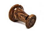 "Wild Olive No. 3" Regular Sized African Heirloom Collection Phone Amplifier Stand - Ships in 1-2 days