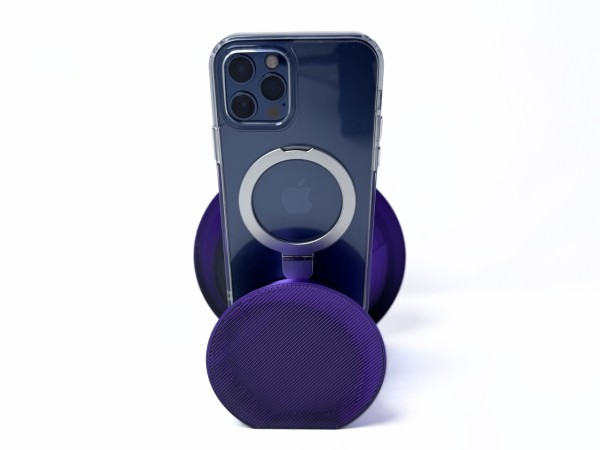 3D Printed Phone Amplifier Stand - Black-Purple - Buy 2 or more and get FREE SHIPPING! 3D Printed Phone Amplifier Stand - Black-Purple - Buy 2 or more and get FREE SHIPPING!