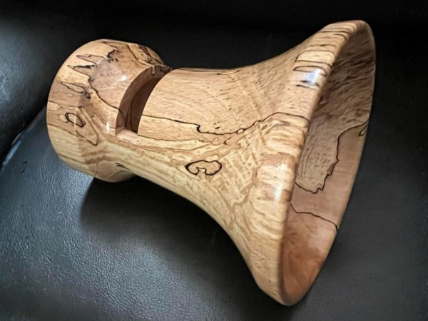 "Perseus" Regular Sized Spalted Maple Signature Series Phone Amplifier Stand - Ships in 1-2 days "Perseus" Regular Sized Spalted Maple Signature Series Phone Amplifier Stand - Ships in 1-2 days