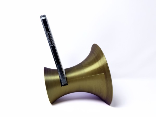 3D Printed Phone Amplifier Stand - Purple-Gold - Buy 2 or more and get FREE SHIPPING!