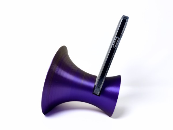 3D Printed Phone Amplifier Stand - Purple-Gold - Buy 2 or more and get FREE SHIPPING!