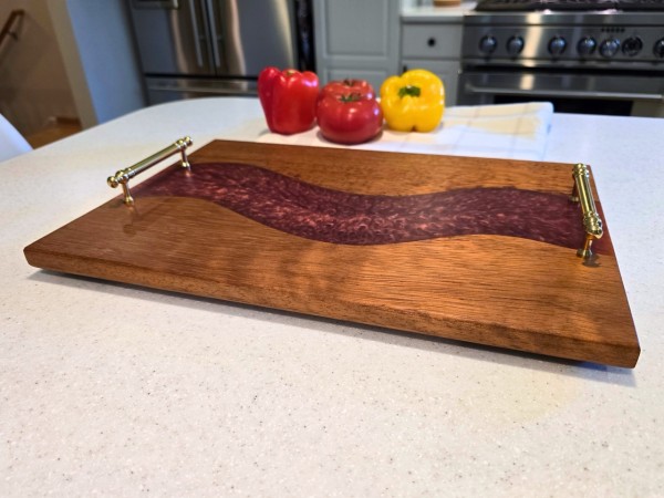 Teak & Crimson River Charcuterie Board - Ships in 1 to 2 Days Teak & Crimson River Charcuterie Board - Ships in 1 to 2 Days