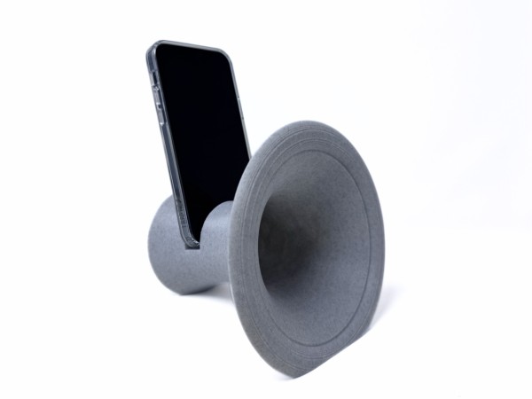 3D Printed Phone Amplifier Stand - Stone - Buy 2 or more and get FREE SHIPPING!