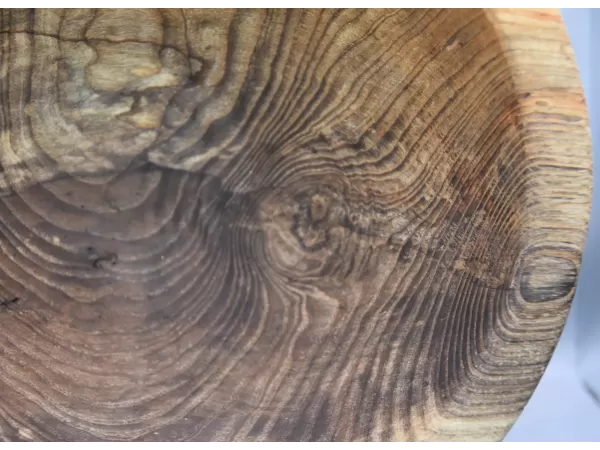 Artisan Hand-Turned Spalted Ash Deep Bowl