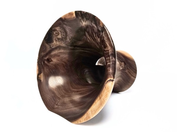 "Socrates" Mega Sized Heirloom English Walnut Phone Amplifier Stand - Ships in 1-2 days "Socrates" Mega Sized Heirloom English Walnut Phone Amplifier Stand - Ships in 1-2 days