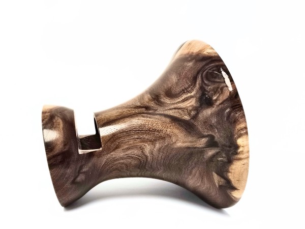 "Socrates" Mega Sized Heirloom English Walnut Phone Amplifier Stand - Ships in 1-2 days