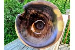 "The Wizard" - Oversized Black Walnut Phone Amplifier Stand with Natural Wizard-like Feature "The Wizard" - Oversized Black Walnut Phone Amplifier Stand with Natural Wizard-like Feature