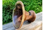"The Wizard" - Oversized Black Walnut Phone Amplifier Stand with Natural Wizard-like Feature "The Wizard" - Oversized Black Walnut Phone Amplifier Stand with Natural Wizard-like Feature