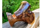 "The Wizard" - Oversized Black Walnut Phone Amplifier Stand with Natural Wizard-like Feature "The Wizard" - Oversized Black Walnut Phone Amplifier Stand with Natural Wizard-like Feature