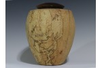 Spalted Maple with Walnut threaded lid Spalted Maple with Walnut threaded lid