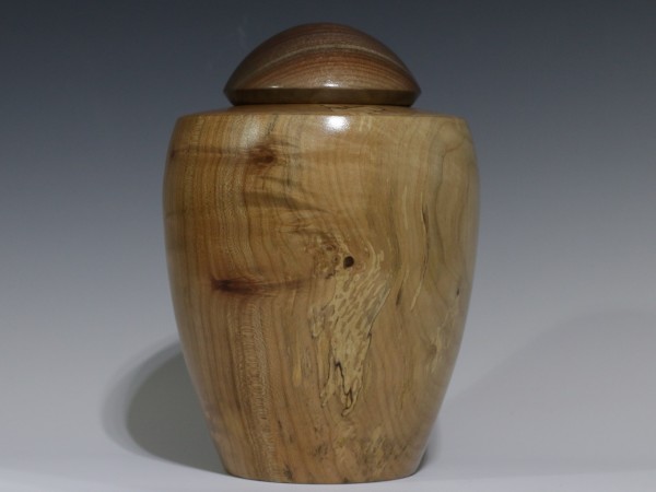 Silver Maple with Walnut threaded lid Silver Maple with Walnut threaded lid