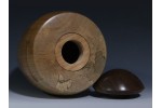 Silver Maple with Walnut threaded lid Silver Maple with Walnut threaded lid