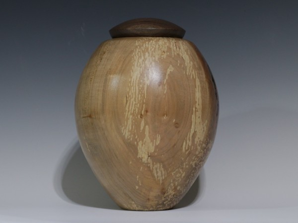 Silver Maple with Walnut threaded lid Silver Maple with Walnut threaded lid