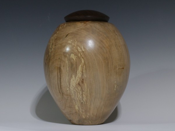 Silver Maple with Walnut threaded lid Silver Maple with Walnut threaded lid