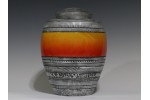 Life’s Sunset Urn - Bradford Pear with Black Cherry threaded insert Life’s Sunset Urn - Bradford Pear with Black Cherry threaded insert