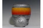 Life’s Sunset Urn - Bradford Pear with Black Cherry threaded insert Life’s Sunset Urn - Bradford Pear with Black Cherry threaded insert