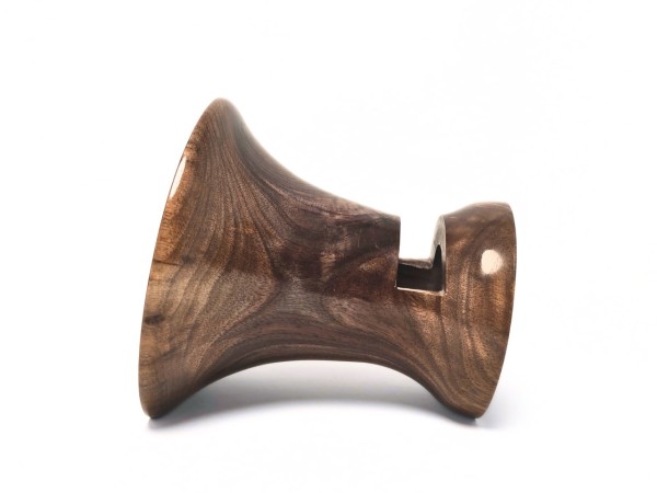 Veneer Quality Black Walnut Regular Sized Signature Series Phone Amplifier Stand - Ships in 1-2 days Veneer Quality Black Walnut Regular Sized Signature Series Phone Amplifier Stand - Ships in 1-2 days
