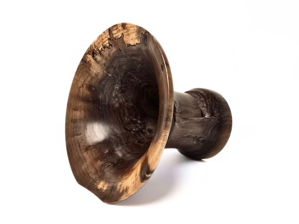 Veneer Quality Black Walnut Mega Sized Signature Series Phone Amplifier Stand - Ships in 1-2 days Veneer Quality Black Walnut Mega Sized Signature Series Phone Amplifier Stand - Ships in 1-2 days