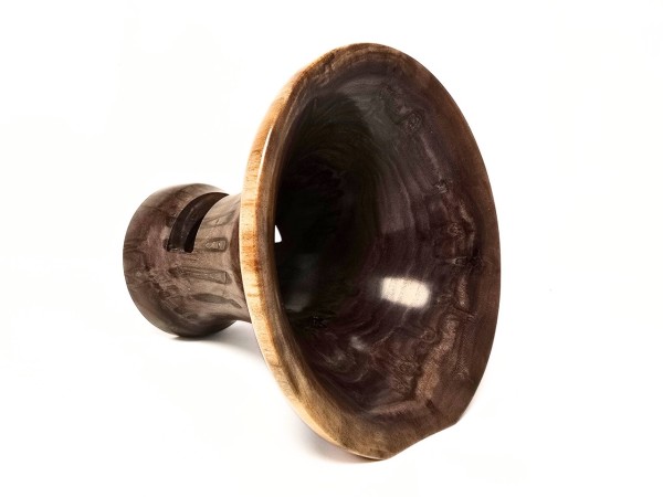 Veneer Quality Black Walnut Regular Sized Signature Series Phone Amplifier Stand - Ships in 1-2 days