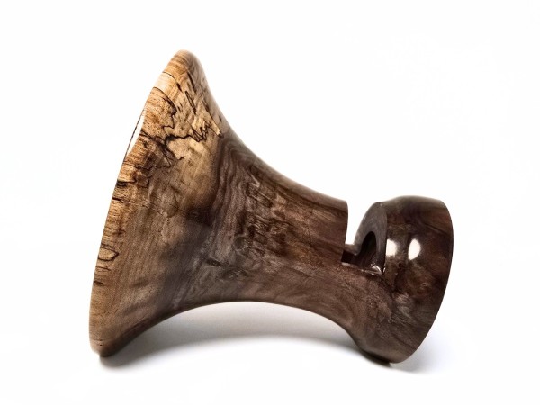 Veneer Quality Black Walnut Mega Sized Signature Series Phone Amplifier Stand - Ships in 1-2 days