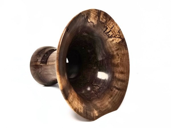 Veneer Quality Black Walnut Mega Sized Signature Series Phone Amplifier Stand - Ships in 1-2 days