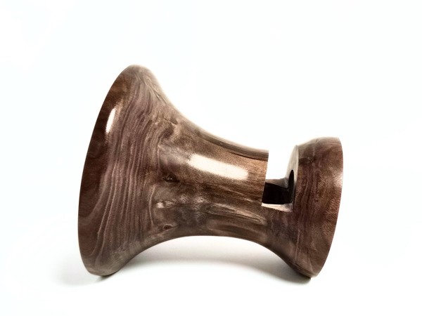 Veneer Quality 8 Black Walnut Mega Sized Signature Series Phone Amplifier Stand - Ships in 1-2 days