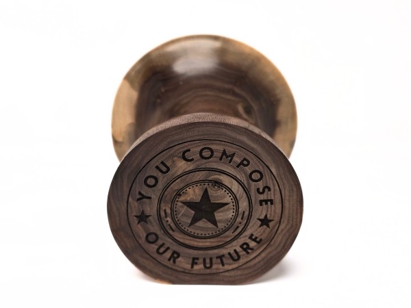 "White Bloom 16" BW Phone Amplifier Stand (flawed) - Ships in 1-2 Days