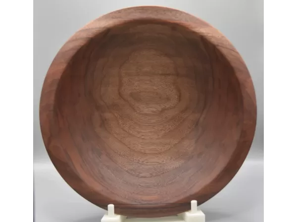 Handmade Solid Walnut Platter with Unique Rim Design
