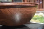 Grand Horizon – 17" Handcrafted Layered Walnut Bowl - Made in the USA by a 3rd Generation Woodturner