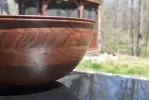 Grand Horizon – 17" Handcrafted Layered Walnut Bowl - Made in the USA by a 3rd Generation Woodturner