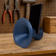 3D Printed Phone Amplifier Stand - Cobalt - Buy 2 or more and get FREE SHIPPING! 3D Printed Phone Amplifier Stand - Cobalt - Buy 2 or more and get FREE SHIPPING!